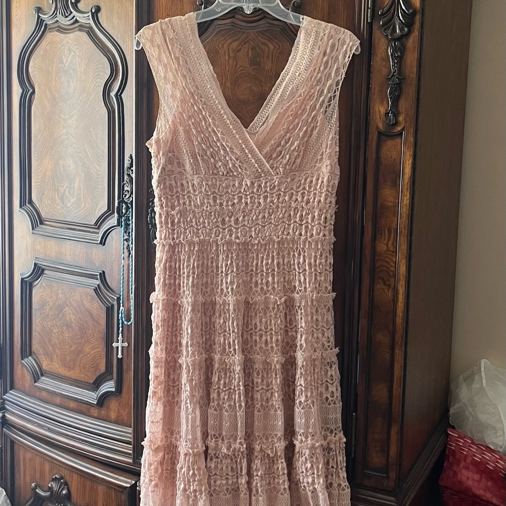 Max Studio Gold Sequin Embellished Sheath Dress